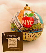 Michael Storrings for Landmark Creations Fanfare NYC Ornament with Tag and Box picture