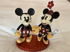 Large Disney Mickey And Minnie Figurine “A Walk In The Park” picture