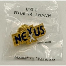 Vintage Lot NEXUS Lapel Pins Enamel Gold Tone Sealed Sealed 30 Promotional picture