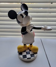 Vintahe Disney Mickey Mouse Tray Holder Figurine Disney Theme Park 13” Tall picture