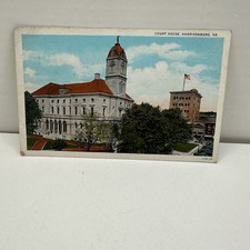 Vintage Postcard Court House Harrisonburg VA Virginia Architecture Unposted  picture
