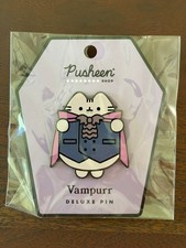 Pusheen Shop Exclusive Vampurr Deluxe Pin Limited Edition - NEW - Never Opened picture