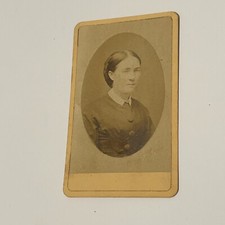 Antique 1870s CDV Woman Portrait San Francisco California Shew's Studio A picture