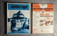 Vintage Automotive Trade Magazine Lot Motor Age Midwest Automotive News 1970 picture