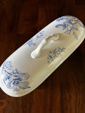 Antique Belgium Petunia  Boch Frères Kerami Razors Toothbrush Etc. Holder picture