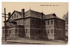 Graded School, c1904, Mount Airy NC Vintage Postcard Andy Griffith School picture