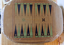 Longaberger Game Lid with All-in-One Basket Set for Backgammon Chess Checkers picture