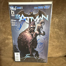 DC Comics Batman #6 New 52 Signed 3x by Scott Snyder Greg Capullo Glapion picture