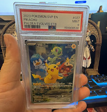 The Pokémon Company Pokémon TCG Pikachu 027 SVP ENG Holo Promo PSA 9 picture