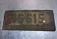 Original 1928 Idaho Potatoes License Plate #16 615 picture