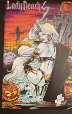 Untold Tales Of Lady Death #1 Comic Premium Glow In The Dark Ltd Ed Chaos NM+ picture