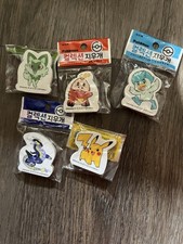 Paldea Starters Pikachu Miraidon Erasers picture