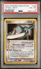 Pokemon EX Deoxys 106/107 Latios Gold Star PSA 6 picture