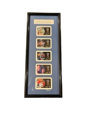 1998 STAR TREK Original Lot 5 AT&T Prepaid Cards MATTED & FRAMED # 593/1000 picture
