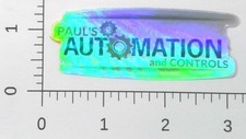 Vintage Paul's Automation And Controls Good Vibes Holographic Sticker Decal picture
