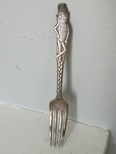Carlton Silverplate, Vintage  PLANTERS MR. PEANUT Fork. Silverplate picture