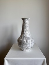 Vintage 1970s Brutalist Large Fat Lava Vase From Ilkra Germany picture