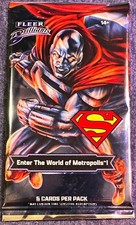 2025 Fleer Brilliants Superman Sealed Pack-5 Cards.  picture