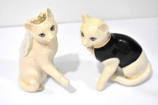 Bride & Groom LENOX Classic Cat Collection China Together Forever Cat Figurines picture