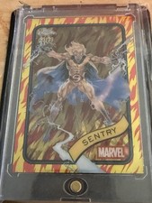 SENTRY 2025 Topps Chrome Marvel HUMAN TORCH REFRACTOR /39 SP #153 picture