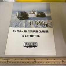 VTG 1988 Hagglunds BV 206 All Terrain Carrier in Antarctica Military Brochure picture