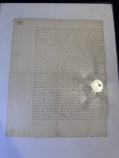Antique Land Deed 1797 Kentucky George Lewis Ebenezer Smith Platt picture