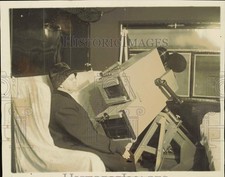1925 Press Photo Professor George Peters of National Observatory in Washington picture