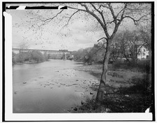 Photo:Paterson New Jersey D.L. & W. Bridge over Passaic River 1890s picture