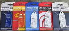 Aviationtag Lot of 5 Tags Original Aircraft Skin Airbus A340 A321 Boeing 777 picture