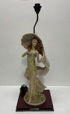 The Crosa Collection Art Nouveau Figural Woman Table Lamp Vintage Resin 28