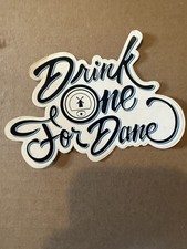 DUTCH Bros STICKER Blue DRINK One FOR Dane COFFEE Super RARE MDA Old STYLE 2015 picture