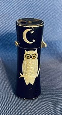 Vintage Ronson Owl Moon Stars Varaflame Butane Lighter  picture