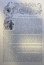 1893 Republic of Chili Valparaiso Santiago Iquique Moro de Arica picture