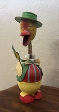 Vintage Paper Mache Nodder 9” BOBBLE HEAD OREGON DUCK-  MADE IN WESTERN GERMANY picture