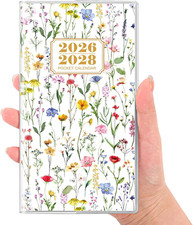 Pocket Calendar 2026-2028, Pocket Monthly Planner Jul 2026 - Dec 2028 picture