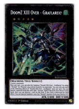 YUGIOH DOOMZ XIII OVER - GRAFLAREIO STARLIGHT 1ST EDITION NEAR MINT BLZD-EN045 picture