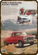 1978 FORD F-150 SHORTY FLARESIDE & F-250 Pickup DECORATIVE REPLICA METAL SIGN picture