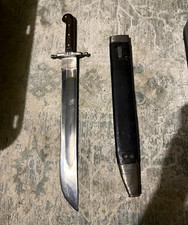 Original Antique M1853 Austro-Hungarian Pioneer Short Sword w/ Scabbard picture