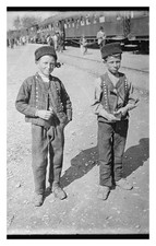 Varna Bulgaria Two Boys Standard Postcard picture