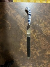 Prill Sheffield England Knife Blue Onion Porcelain Handle picture