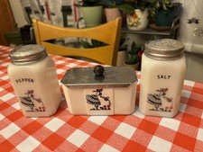 McKee Tipp City Grease Jar watering can  and shakers set rare picture
