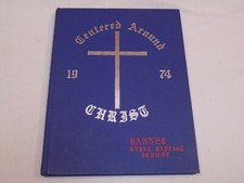 Bible Baptist Day School Savannah Georgia Banner Centered 1974 Calvary Yearbook picture