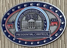 US Secret Service RNC DNC National Convention President USSS 2024 Challenge Coin picture