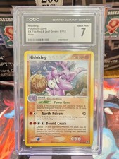 🔥 Nidoking Holo CGC 7 EX FireRed LeafGreen 8/112 Vintage Pokémon 2004 picture