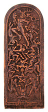 Lord of the Dance Wall Plaque | Wood Finish | Dryad Designs Wicca Pagan God  picture