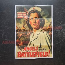 1942 WW2 USA AMERICA WOMEN JOIN RED CROSS ARMY ANGEL WAR PROPAGANDA POSTER L616 picture