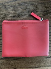 Lacoste Amenity Kit For Turkish Airline 8.5”x 6” Pouch RED picture