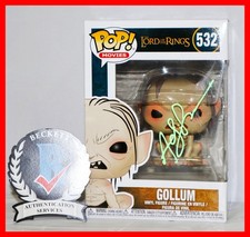 𓏌🧙‍ Andy Serkis Signed Autographed Gollum Lord Of The Rings Funko Pop Beckett picture