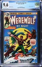🐺 Werewolf By Night #38 CGC 9.6 WP Marvel 1976 Brother Voodoo Cameo picture