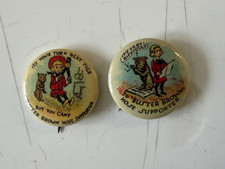 2 Vintage Buster Brown Pinbacks picture